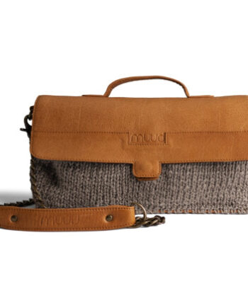 Muud Haumea Diy Taske Whisky Med Mørkegrå Garn - Muud Tasker  - 5714331051536