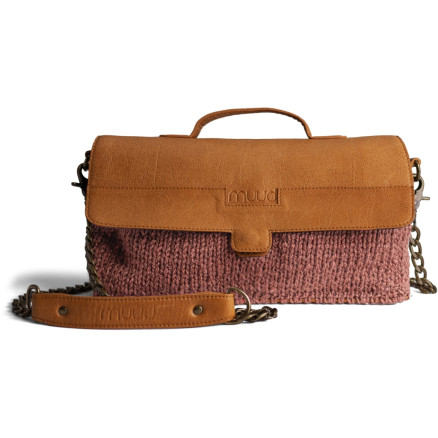 Muud Haumea Diy Taske Whisky Med Mørk Gammelrose Garn - Muud Tasker - 5714331051550