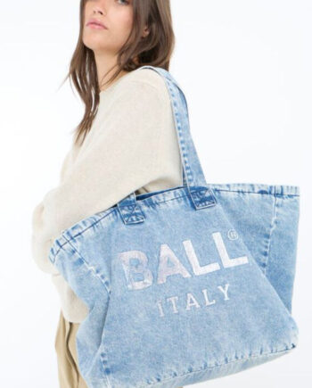 Blå DENIM Ball Original Taske Prato Light Blue Denim - Ball Original Tasker  - 5715749298186