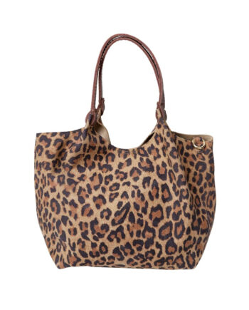 Sort Black Colour Taske Isolde Leather Leo - Black Colour Tasker  - 5715077221825