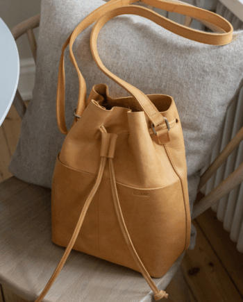 Taske Læder Kandy Cognac - Micmic Tasker