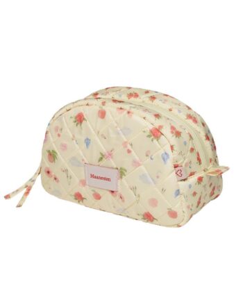 Rød/Roses And S Maanesten Makeup Taske Medium Roses And Shells - Maanesten Tasker  - 5715336012416