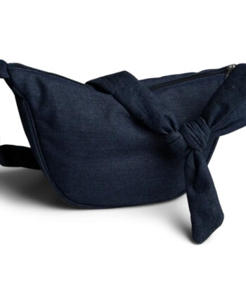 Blå Pieces Dame Taske Pcamanda Dark Blue Denim - Pieces Tasker  - 5715726243437