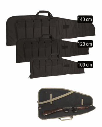 Sort Riffel Taske Med Rem 100 140cm Mil Tec 100 - Mil-tec Tasker  - 4046872191251