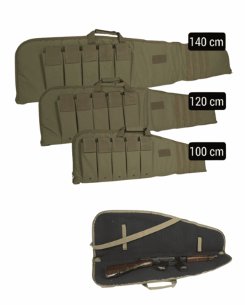 Grøn Riffel Taske Med Rem 100 140cm Mil Tec 100 - Mil-tec Tasker