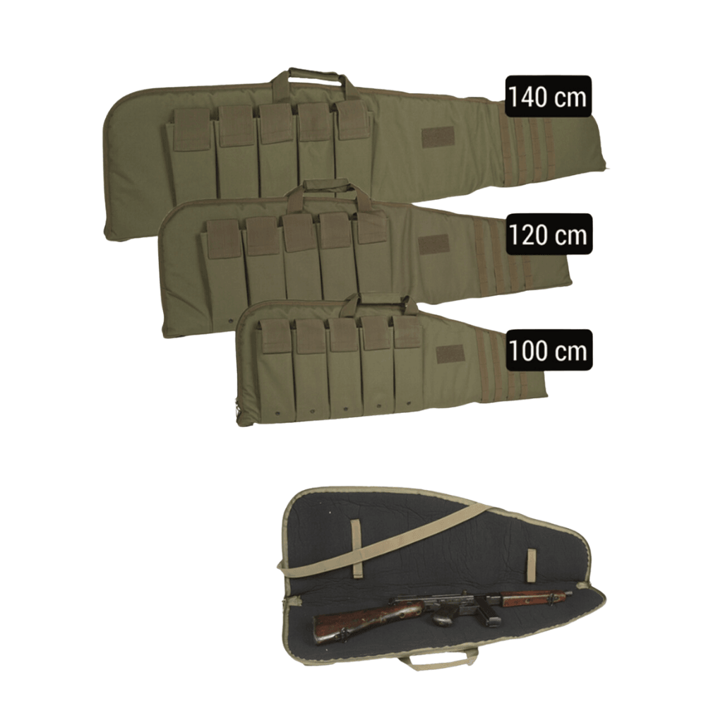 Grøn Riffel Taske Med Rem 100 140cm Mil Tec 100 - Mil-tec Tasker