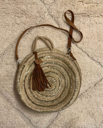 S Rund Flet Ta Ke Piral Møn Ter Guld - Tibladin Tasker