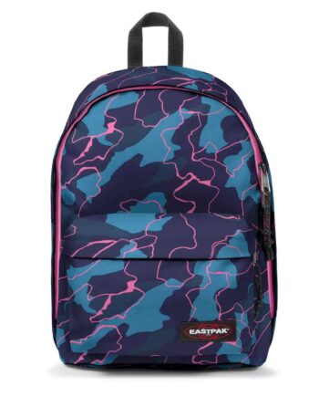 Blå Eastpak Out Office Taske 27l Camouflash Navy - Eastpak Tasker  - 196010255292