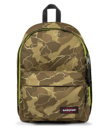 Grøn Eastpak Out Office Taske 27l Camouflash Khak - Eastpak Tasker  - 196010255230