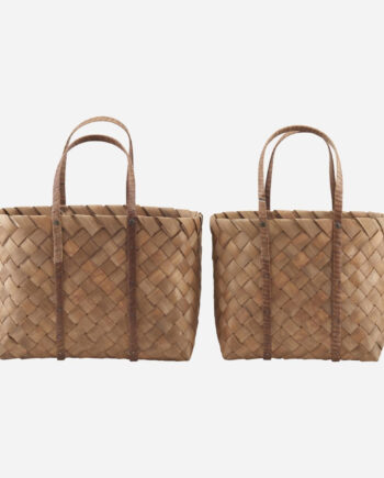 Brun House Doctor Beach Taske Sæt Stk - House Doctor Tasker  - 5707644509139