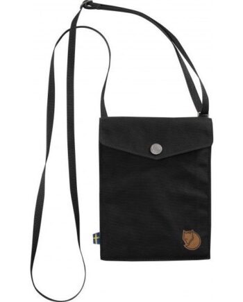 Sort Fjallraven Pocket Taske Black Små Tasker Punge Tilbehør - Fjällräven Tasker  - 7323450022662