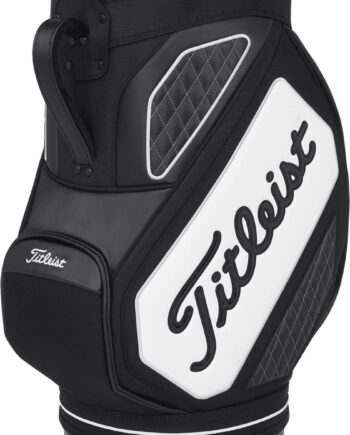 Sort Titleist Tour Series Den Caddy Taske Black White - Titleist Tasker  - 0706843061900