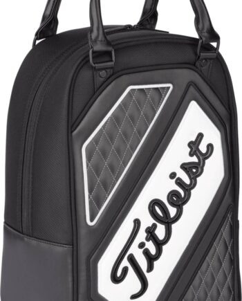Sort Titleist Tour Series Practice Ball Bag Taske Black White - Titleist Tasker  - 0084984976438